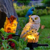 Solar Outdoor Light Garden Waterproof Lawn Light Garden Decoration Decoration Owl Ground Plug Landscape Night Light