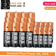 Batteries Alkaline Duracell plus Power AA AAA 9V LR03 LR6 ชุดแบตเตอรี่แบบแบตเตอรี่ Alkaline สำหรับเค