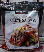 【小如的店】COSTCO好市多代購~KIRKLAND 阿拉斯加野生紅鮭魚-去骨帶皮(每包1.36kg)