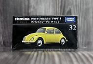 【G&amp;T】TOMICA 多美小汽車 黑盒 NO.32 福斯 VOLKSWAGEN TYPE I 金龜車 131823