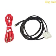 Mar Car AUX Adapter Stereo Music Connectings Cable Female AUX Wiring for 2 3 5 6 MX5 RX8 Automobile 