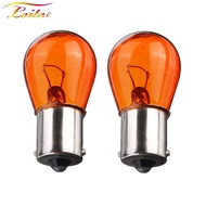 2pcs 1156 BA15S P21W Car Indicator Light Brake Reverse Lamp Parking Light Warm White/Amber Yellow Ha