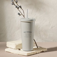 Oolab 小時光系列 二代陶瓷易潔層吸管杯710ml-日安輕食