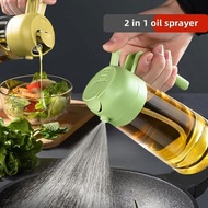 White Oil Spray Bottle 500ml Oil Sprayer For Cooking Dual-function Design U5o7