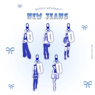 New JEANS OUTFIT ACRYLIC KEYCHAIN KPOP MERCH