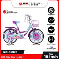 Sepeda Anak Perempuan BNB Holiday Ukuran 18 Inch - Shinchan x