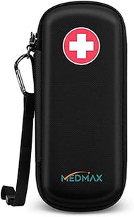 Epipen Medical Carrying Case, Hard Shell EVA Shock Absorption Travel Medication Organizer Bag Emerge