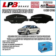 [Front Brake Pad Set] Volkswagen Polo Sedan Vento (6RU 698 151) (6RU 698 151 B) (6RU 698 151 A) LPB 