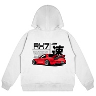M-3XL boxy hoodie RX7 Cotton Fabric Can Be Worn Both Men And Women Are Comfortable To Wear. No Shrin