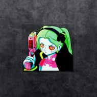 BERUIXER | Cyberpunk Anime Sticker
