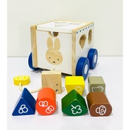 Promotion 4.4 Wooden Blocks Miffy Towing Car (Complete Blocks)