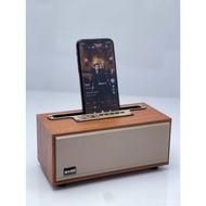 【TikTok】Cross-BorderXM-505Wireless Bluetooth Speaker Desktop Wooden Vintage Radio Mini Portable Small Speaker Card
