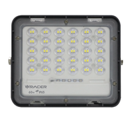 โคมฟลัดไลท์โซลาร์เซลล์ RACER LED 60W IP65 3000K รุ่นอินฟินิต แสงวอร์มไวท์