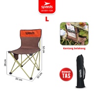 SPEEDS Kursi Lipat Kemah Outdoor Portabel Camping Folding Chair LX 031-14A