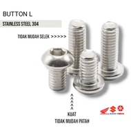 10PCS BUTTON BOLT M4 x 50 bolt Buton M4x50mm TAINLESS STEEL BOLT L 4MM Umbrella Bolt BUTTON Bolt
