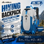 Azela 30L/40L Waterproof Travel Backpack 40L Bag Camping Waterproof climbing men's and women's backp
