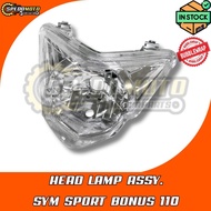 HEAD LAMP SYM SPORT BONUS 110 / LAMPU DEPAN SYM SPORT BONUS 110
