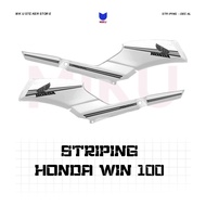 WIN09b Honda Win 100 Sticker Variation Striping Sticker Win 100 Old Striping Sticker Scotlite Motor 
