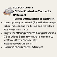 2025 CFA Level 2 Official Textbooks (Coloured) & EOC questions