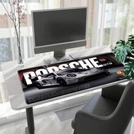 1pc 911 GT3 Racing Livery Extra Large Extended Desk Mat, Grey Camouflage Race Track Sports Car Bold 