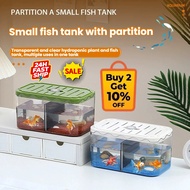 🐠Betta tank Acrylic betta tank/Nano betta tank/Double betta tank/Betta aquarium/Akuarium ikan laga W