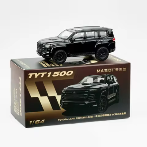 MASSDI 1:64 Scale Land Cruiser LC300 Alloy Car Model Adult Classic Collection Souvenir Display Gift