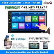 HEAD UNIT DOUBLE DIN CAR MP5 PLAYER 7 INCH - CAR TAPE - PABOKAY 7018B