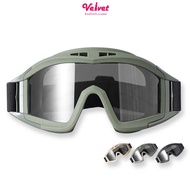 Tactical Goggles แว่นกันฝุ่น แว่นยุทธวิธี แว่นกันลม