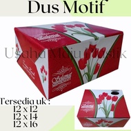 TERSEDIA 100LBR DUS KOTAK BOX SNACK KUE POLOS 12X12 12X14 12X16 KARDUS