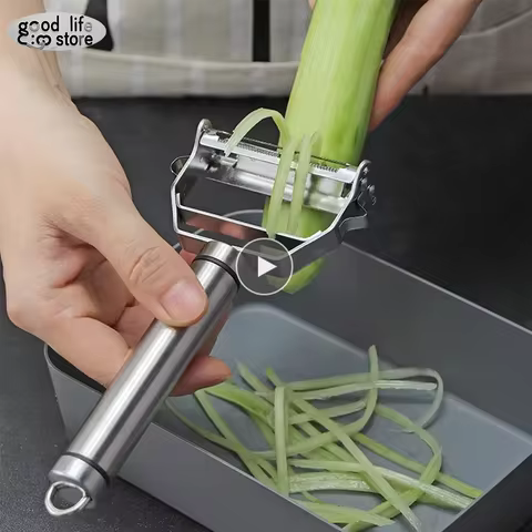 Multifunctional Fruit and Vegetable Peeler 304 Stainless Steel Kitchen Tools Grater Melon Grater Pee