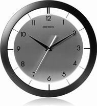 Seiko 11" Brushed Metal Wall Clock