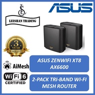 [Brand New] ASUS XT8 ZEN AX WIFI AX6600 Tri Band AiMesh Wi-Fi system 2-Pack