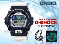 CASIO 手錶專賣店 時計屋 GLX-6900SS-1 海蛇衝浪電子錶 樹脂錶帶 抗低溫(-20 °C) 防水200米