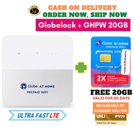 Globe At Home Prepaid Wifi B320 with 20GB Data or GOMO Sim