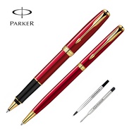 ชุดปากกาParker Sonnet Collection Roller & ปากกาลูกลื่น0.5มม.วิจิตรปลายปากกาพร้อมกล่องของขวัญ