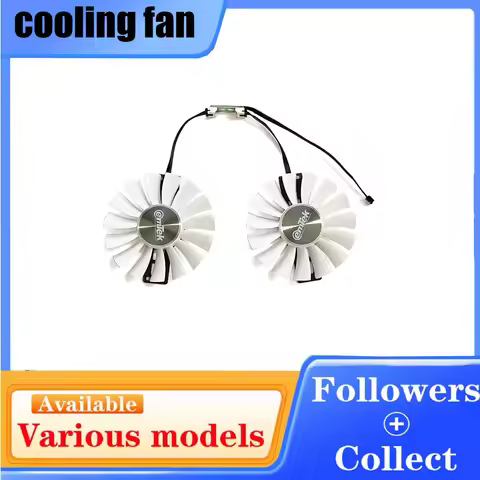 Brand New Original 4 PIN 85MM FD9015U12S DC 12V 0.55A for EMTek GeForce GTX 1060 6GB HV White Monste