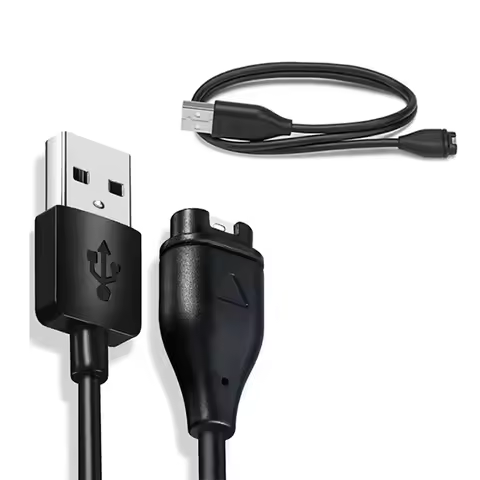 USB Replacement Charger for Garmin Vivosmart 5, Garmin Vivomove 3/3S Style Sport USB-C Smartwatch Ch