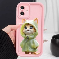 Case For Samsung A07 M07 F07 F70E 5G M17E 5G Phone Kitten Raincoat Silicone Soft Shell Shockproof