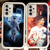 H82 CR7 Ronaldo White Casing for Samsung A04s A36 A14 A05S A56 A35 A34 A24 S25 Ultra A15 A54 A55 A25