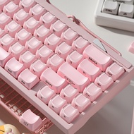 XVX Crystal Jelly Cute Cat Keycaps | Side Print MAO Profile | For Magnetic Keyboard EV63 Wooting