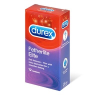 Durex Fetherlite Elite 12's Pack Latex Condom (Defective Packaging)