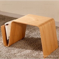 Household Solid Wood Low Table with Storage Coffee Table Nordic Simple Eams Coffee Table Library Fas