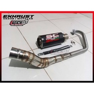 SC project carbon exhaust Y15ZR, LC135, RS150, RSX150, RAIDER FI R 150, FZ150, BELANG R 150, MT15, R