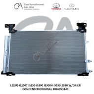 LEXUS IS200T IS250 IS300 IS300H IS350 2018 W/DRIER CONDENSER ORIGINAL 8846053140