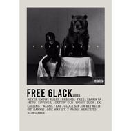 【READY STOCK】Poster Cover Album FREE 6LACK by 6LACK for room/wall/gift