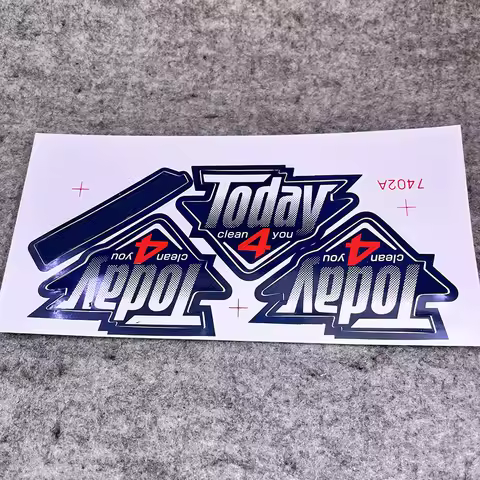 1 Set Motorcycle Reflective Stickers Decals Moped LOGO Body Fairing Emblem Scooter Badge For Honda D