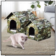 [ChiwanjifcMY] Stray Cats Feral Cats Warm House Weatherproof Pet Supplies Kitty Bed for Outdoor Cats