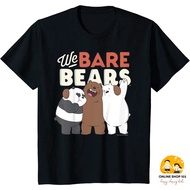 Children's Clothes CN We Bare Bears Group Shot Logo T-Shirt