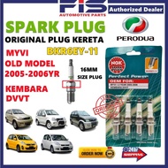 FIS NGK Original Spark Plug Perodua Kembara 1.3 DVVT Myvi 1.3 Old Model 2005-2006YR BKR6EY-11 Plug K