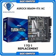 Asrock B560M-Itx / Ac (Lga1200, B560, Ddr4) Garansi 3 Tahun!